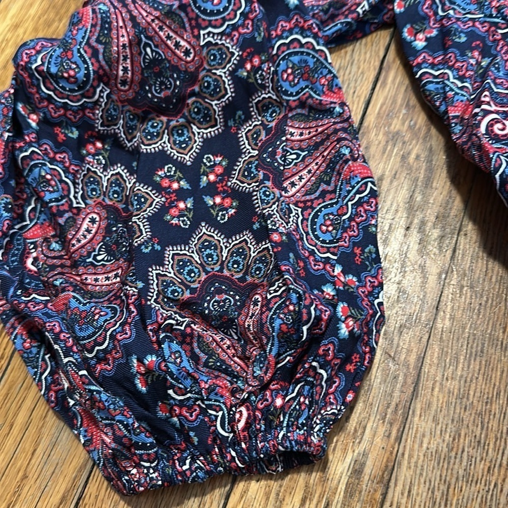 NWT Boden Placement border print botanic paisley floral button down blouse - Picture 7 of 8
